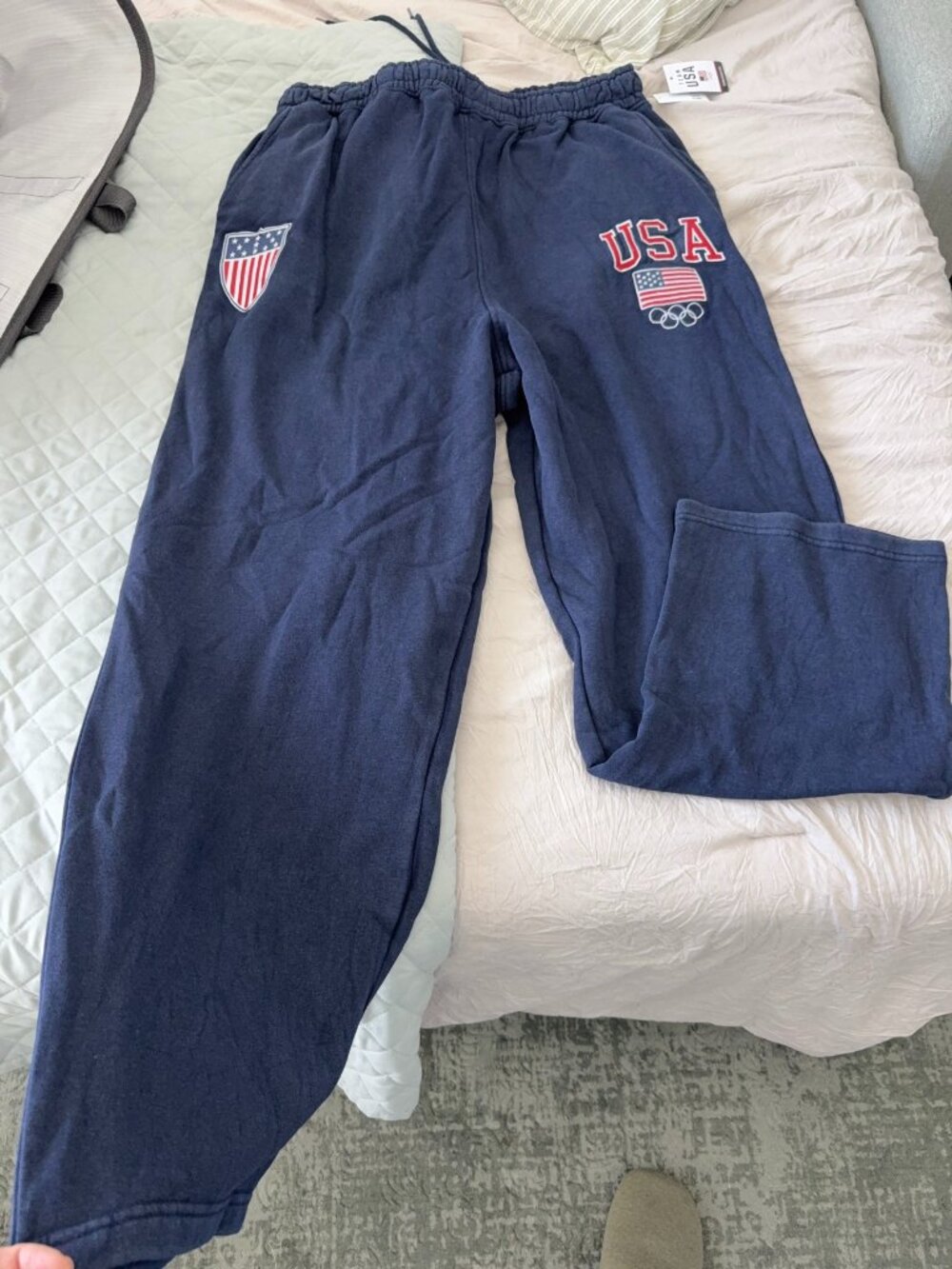 Gap Team USA Olympic Sweatpants, Navy, Size L, NWT